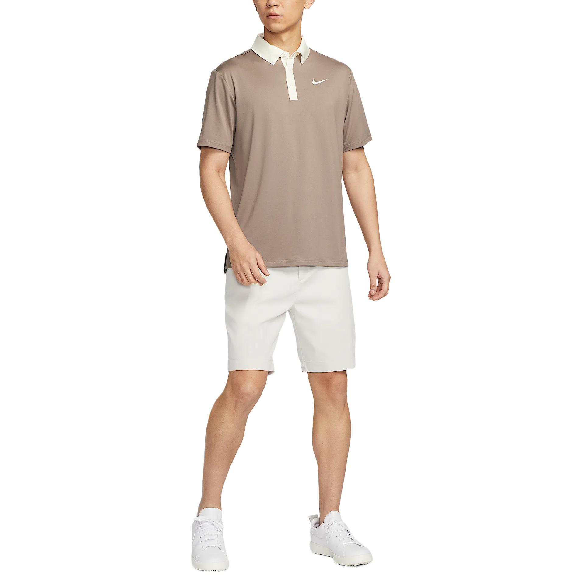 Nike Dri Fit Golf Clothing Men’s Mink Brown/Light Ivory White/Light Ivory White