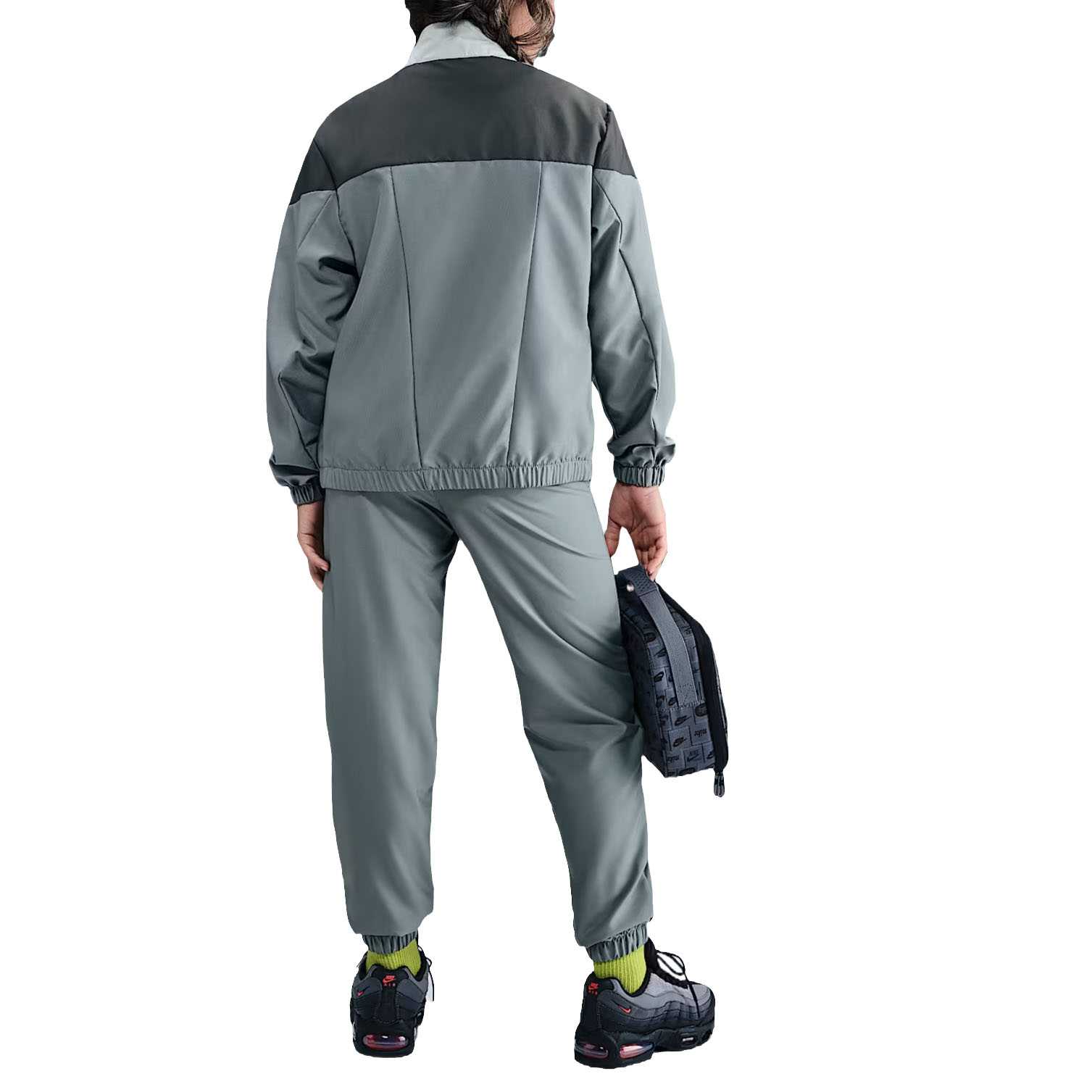 Детский спортивный костюм Nike Sportswear (серо-черный) — фото 3