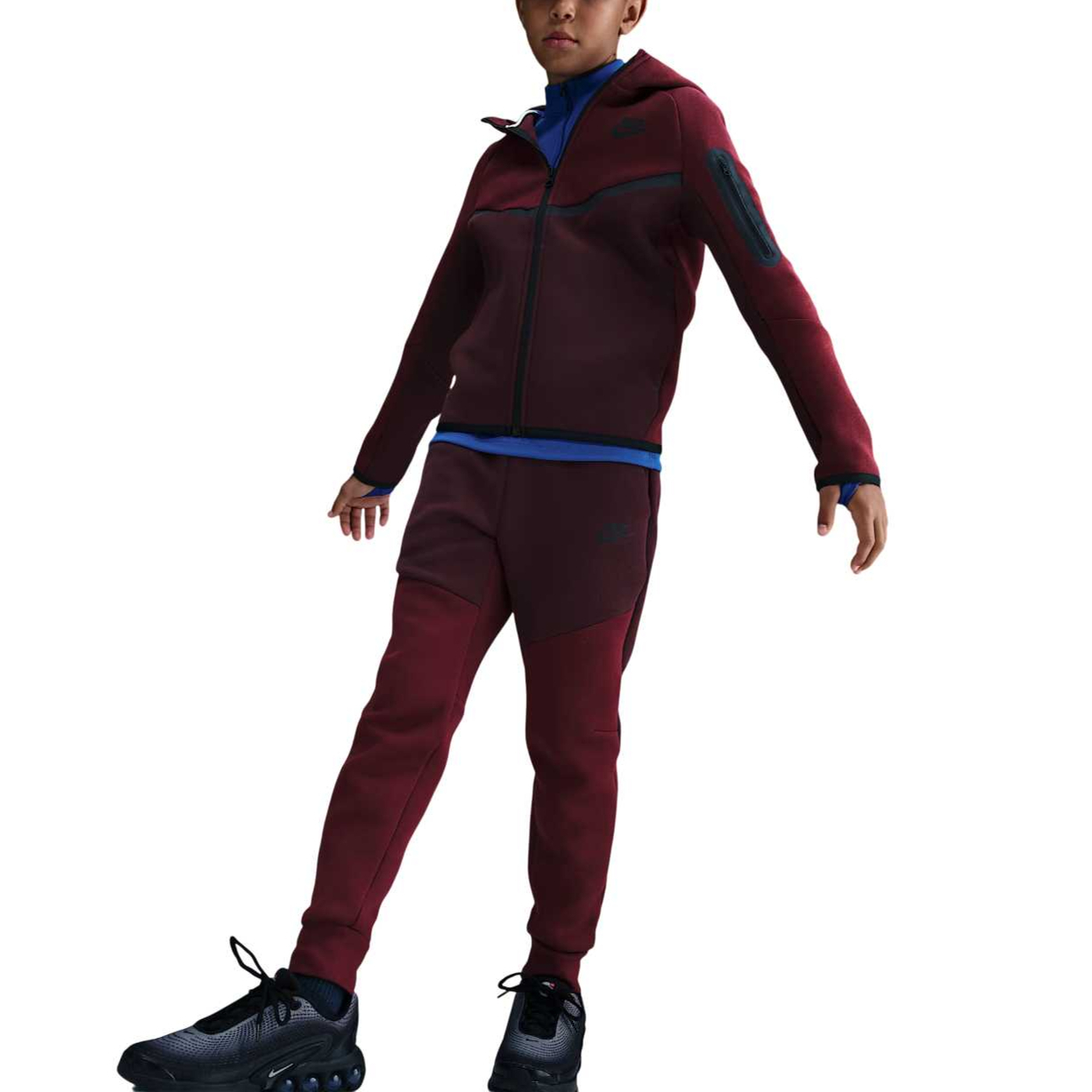 Унисекс штаны Nike FW/AW25 Sportswear Tech Fleece (красный) — фото 3