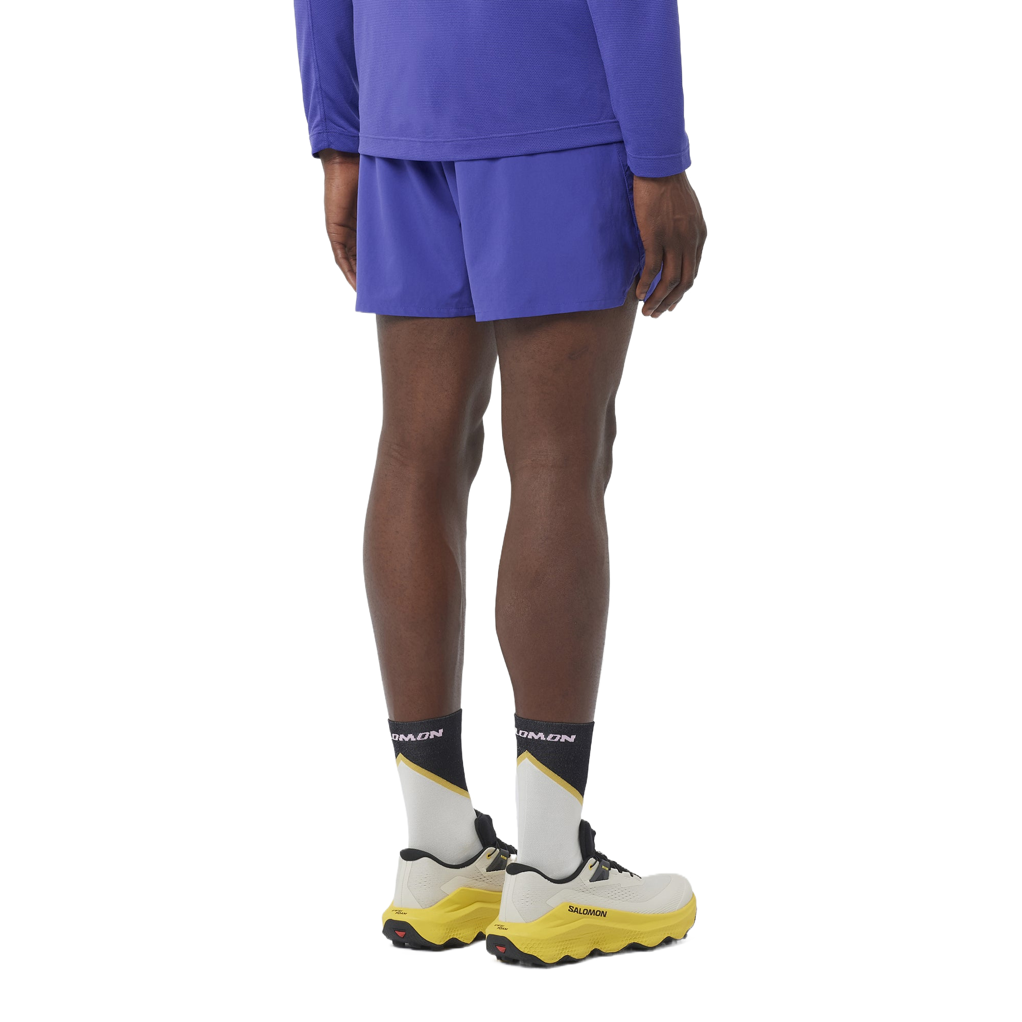 SALOMON Sports Shorts Men’s Purple Moderate