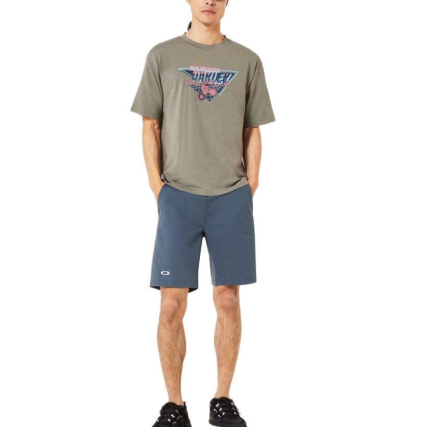 Мужские шорты Oakley Enhance Tech Jersey (темно-синие) — фото 4