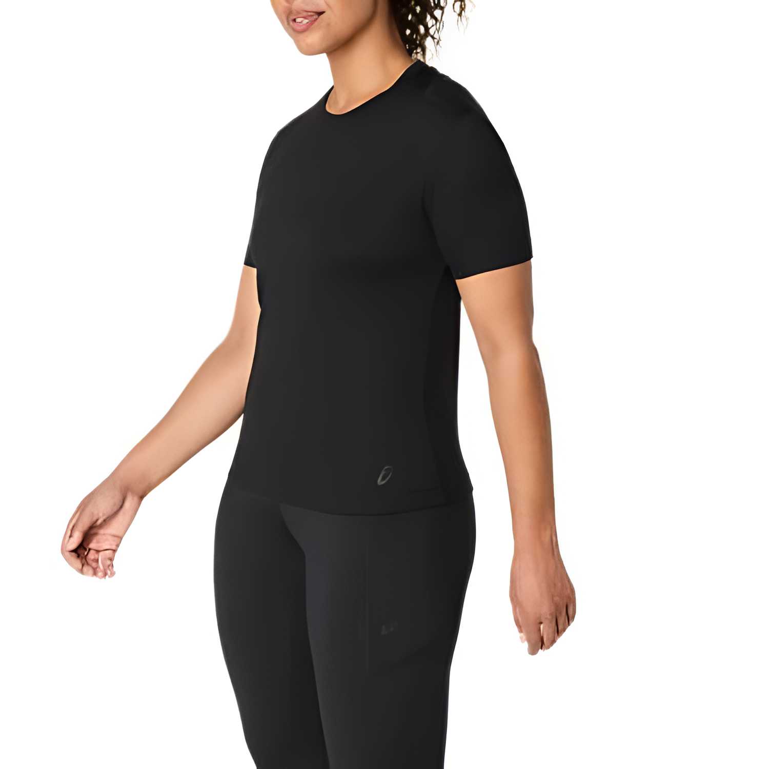 Женская футболка ASICS NAGINO FLEX SHORT SLEEVE TOP (черная) — фото 3