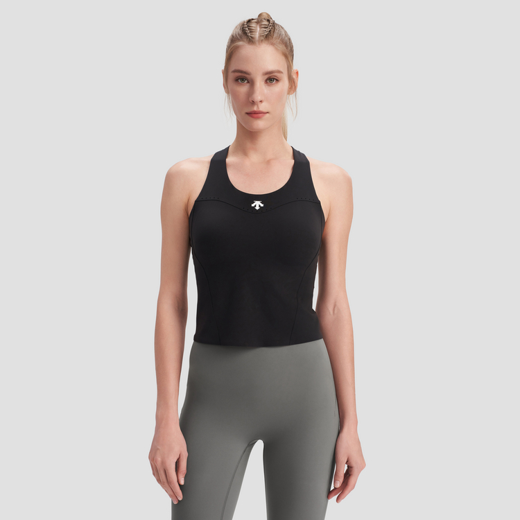DESCENTE Sleeveless Sports Shirts Women’s Black