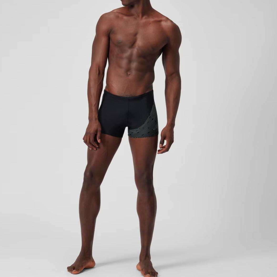 Speedo Medley Logo Aquashort Swimming Shorts Men’s Black