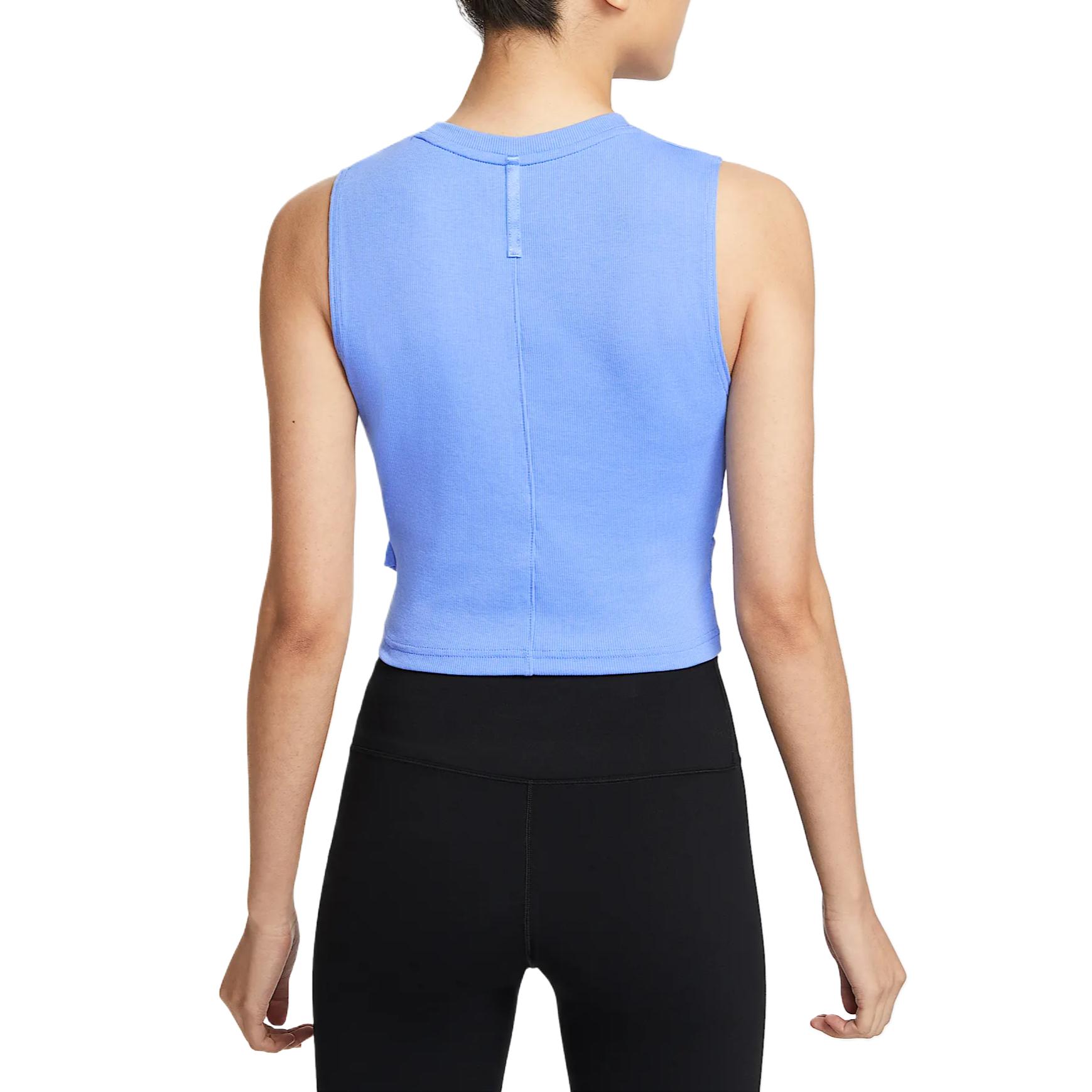 Nike YOGA DRI FIT Sport Vests Women’s Pulse Sapphire Blue 494