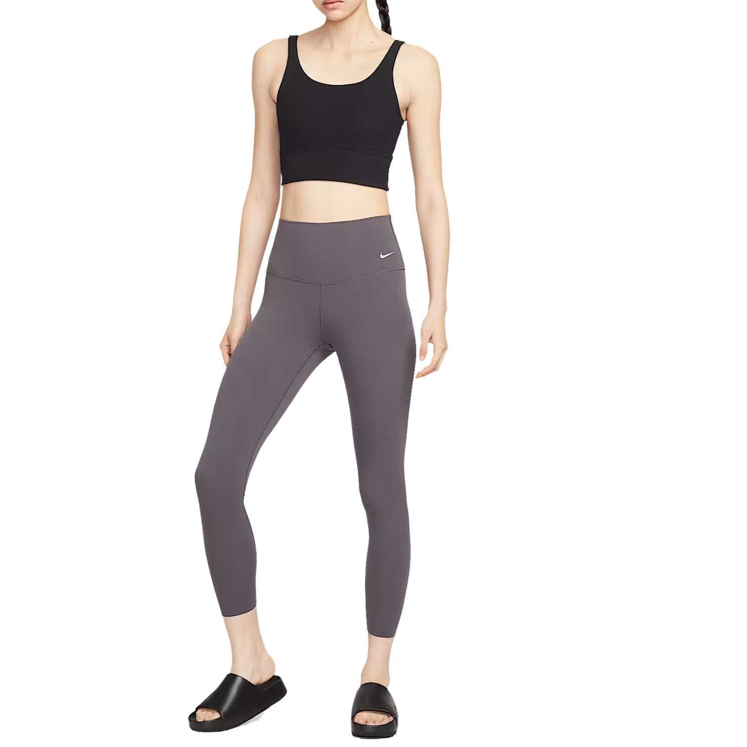 Nike Zenvy Yoga Pants Women’s Lightning Gray Moderate