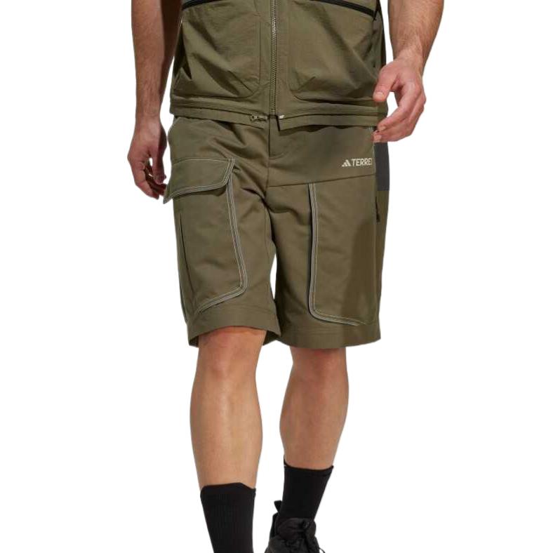 Adidas Terre SS25 Sports Shorts Men’s Olive Green