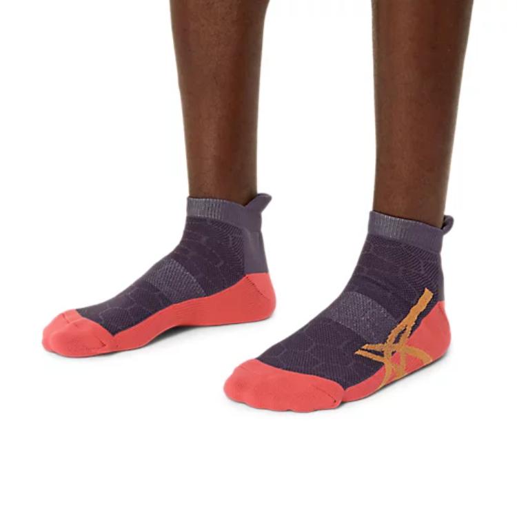 Asics Ankle Socks Men’s 1 Pack Gray Purple Mohave