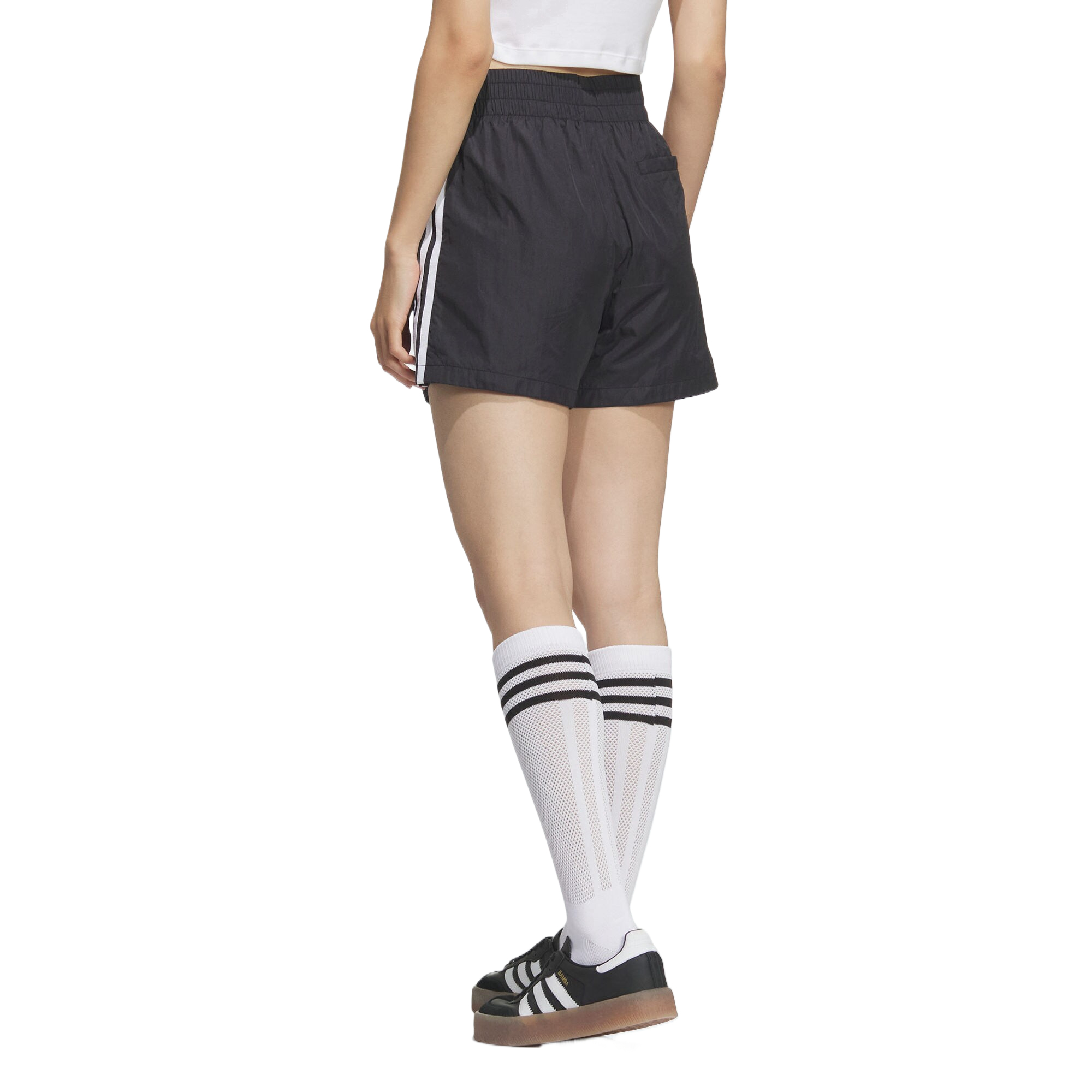 Adidas Originals 3 Stripes Sports Shorts Women’s Black