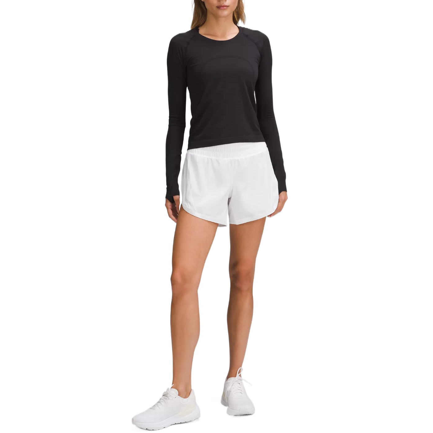 Lululemon Sports Shorts 5′ Women’s White White