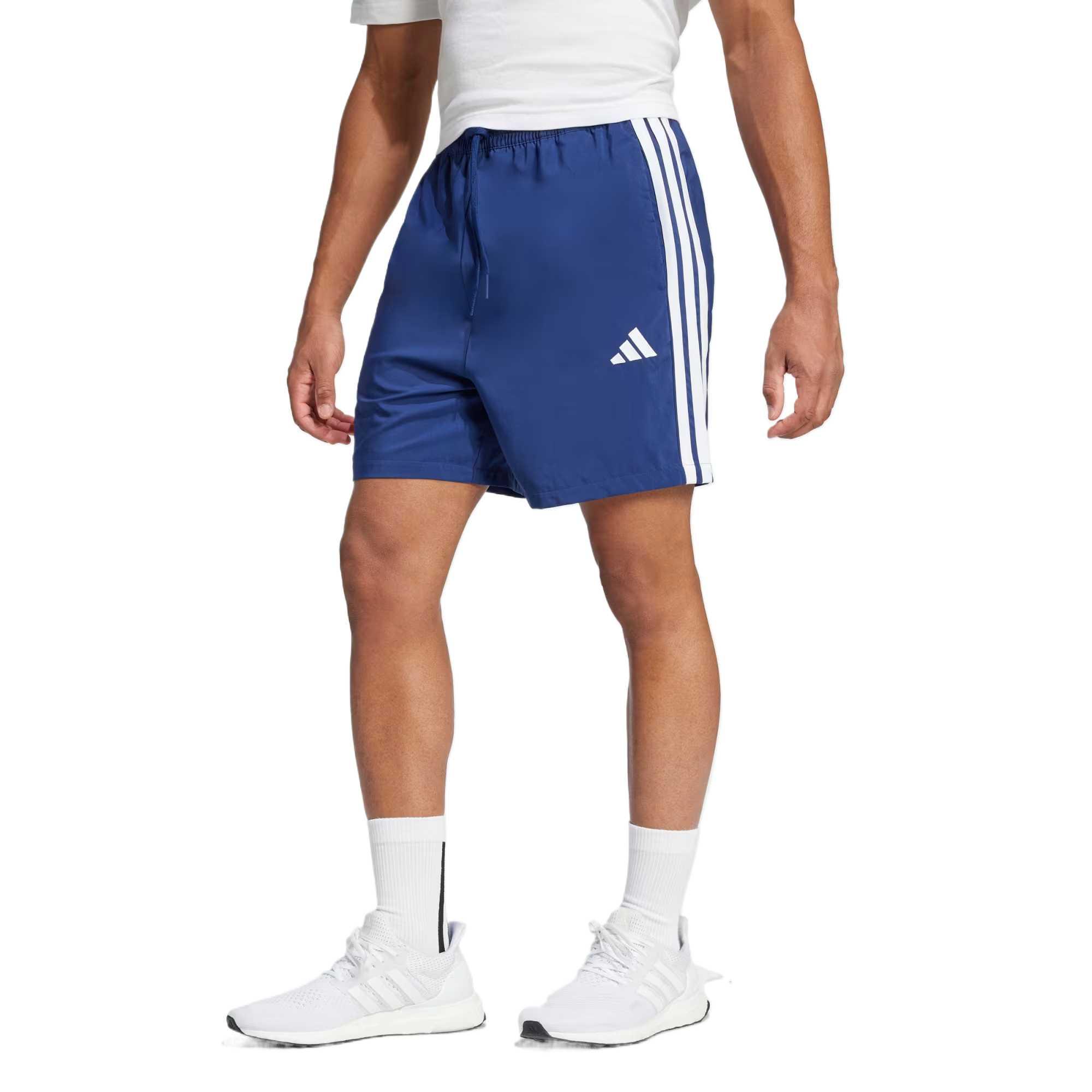 Adidas Free Shipping With AdiClub Essential 3 Stripes Single Jersey Shorts 10 Inch