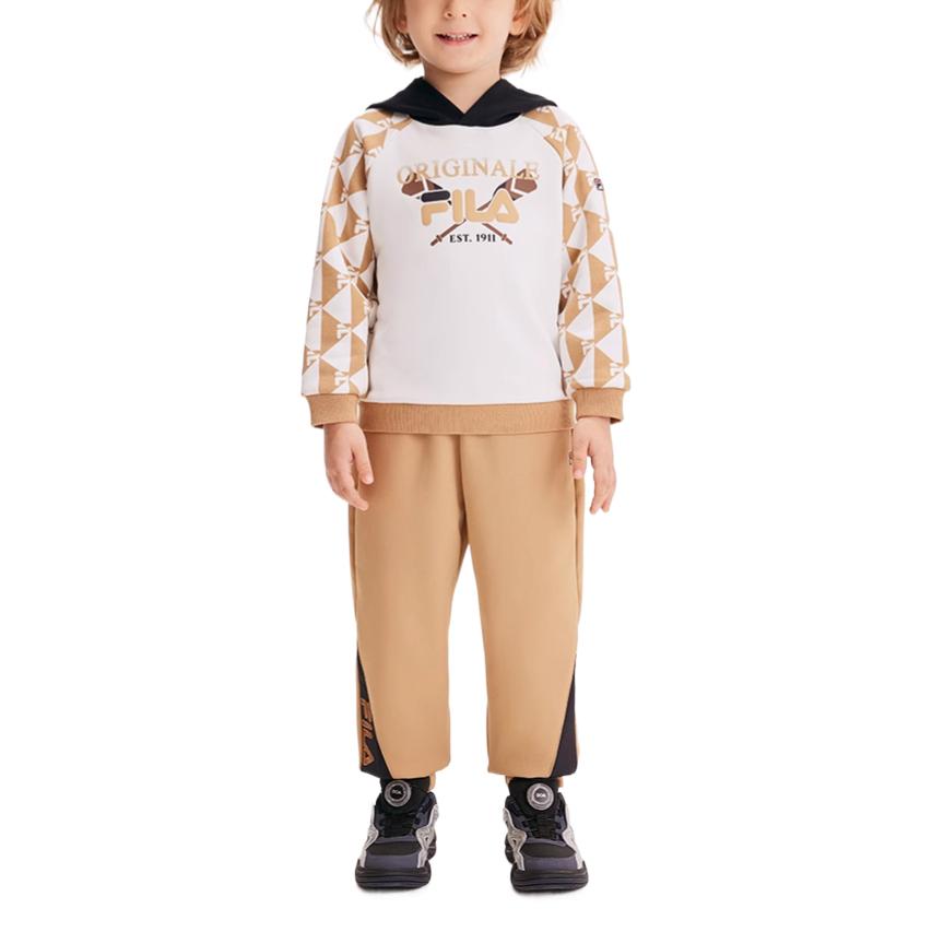 Мужское худи FILA KIDS ORIGINALE (белое) — фото 3