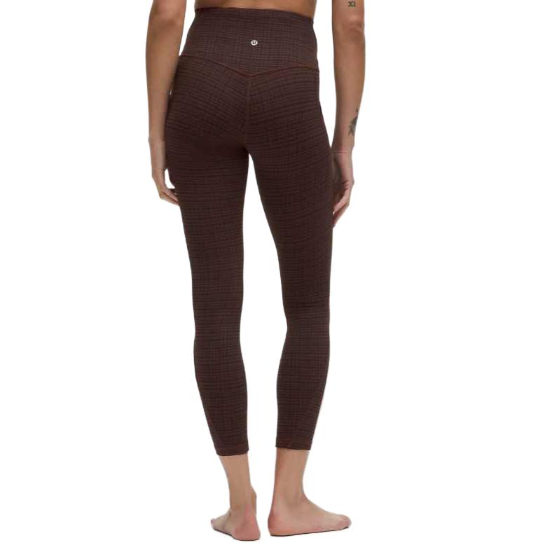 Lululemon AlignNulu™ Yoga Pants 25′ Women’s Glowing Mesh Lava Cake Multicolor Lava Cake