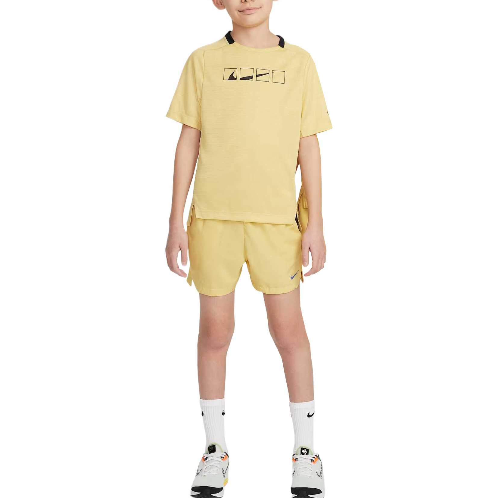 Мужская футболка Nike Dri-FitTMulti (желтая) — фото 3