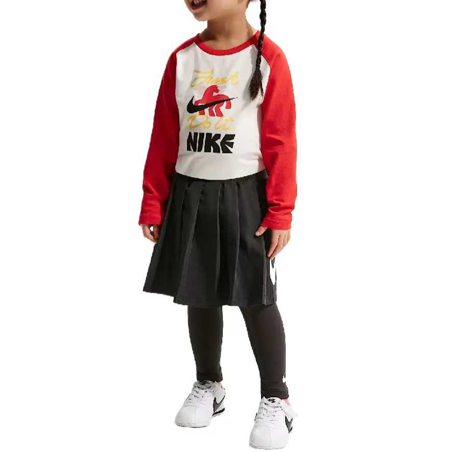 Детская юбка Nike Logo (черный) — фото 3