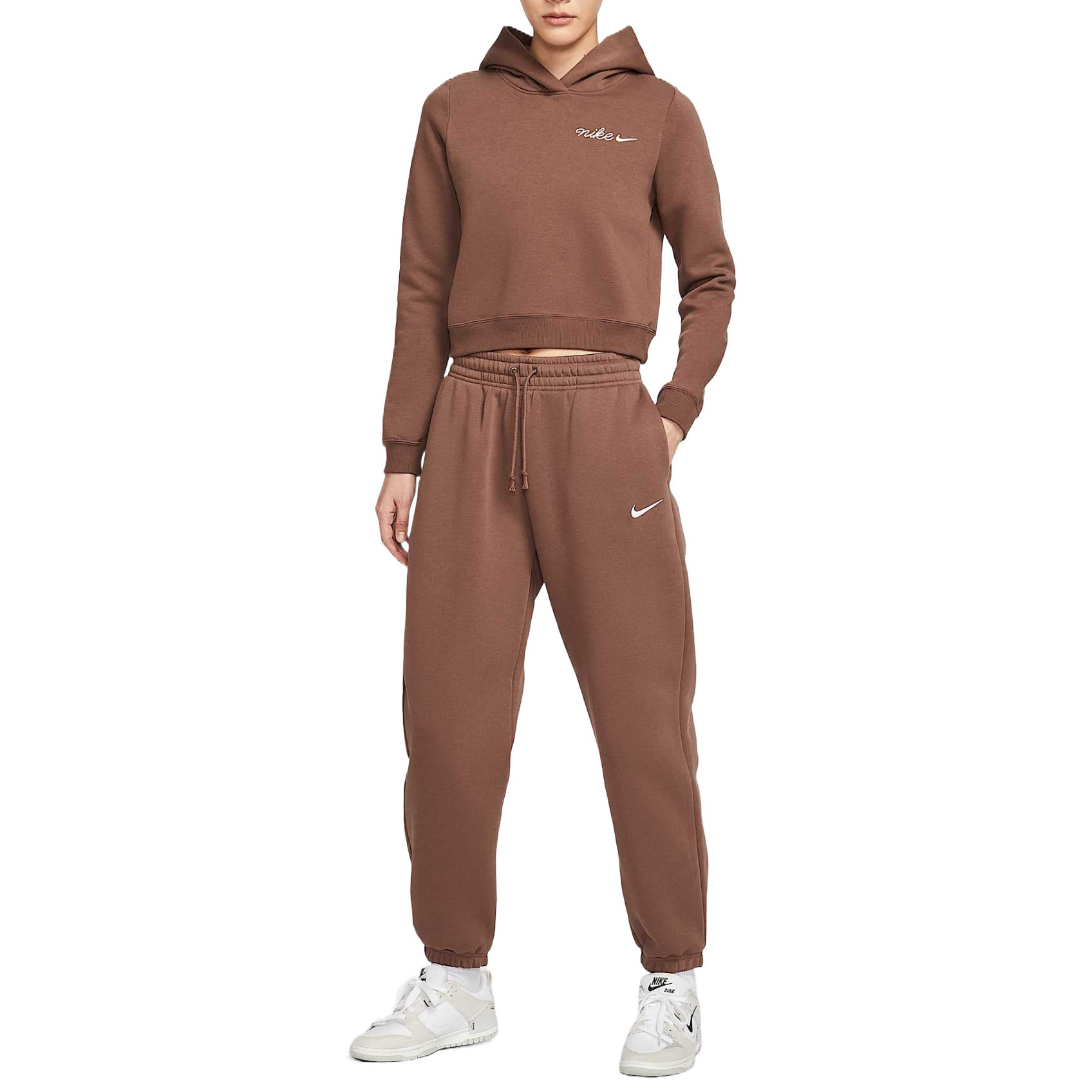 Женские штаны Nike (коричневые) — фото 3