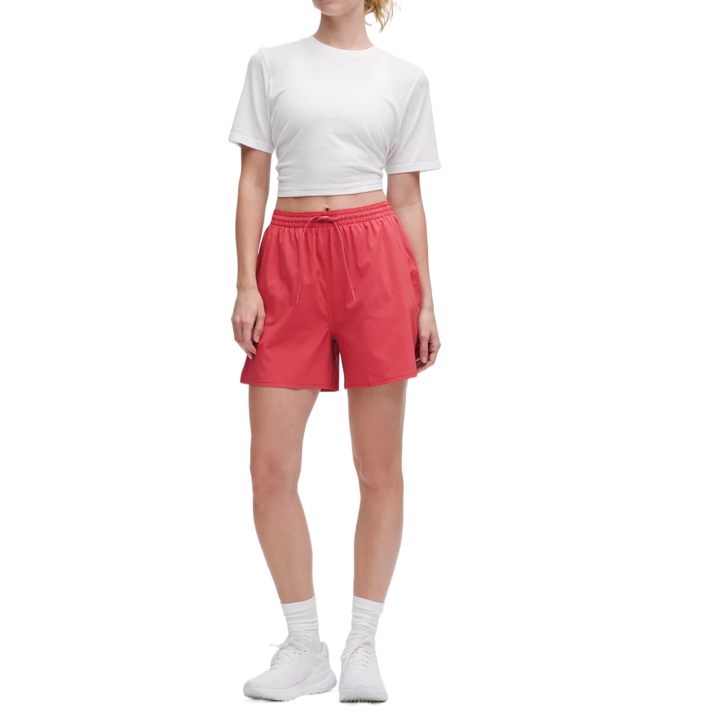 Lululemon Pace Rival Collection High Rise Sports Shorts Women’s Desert Red