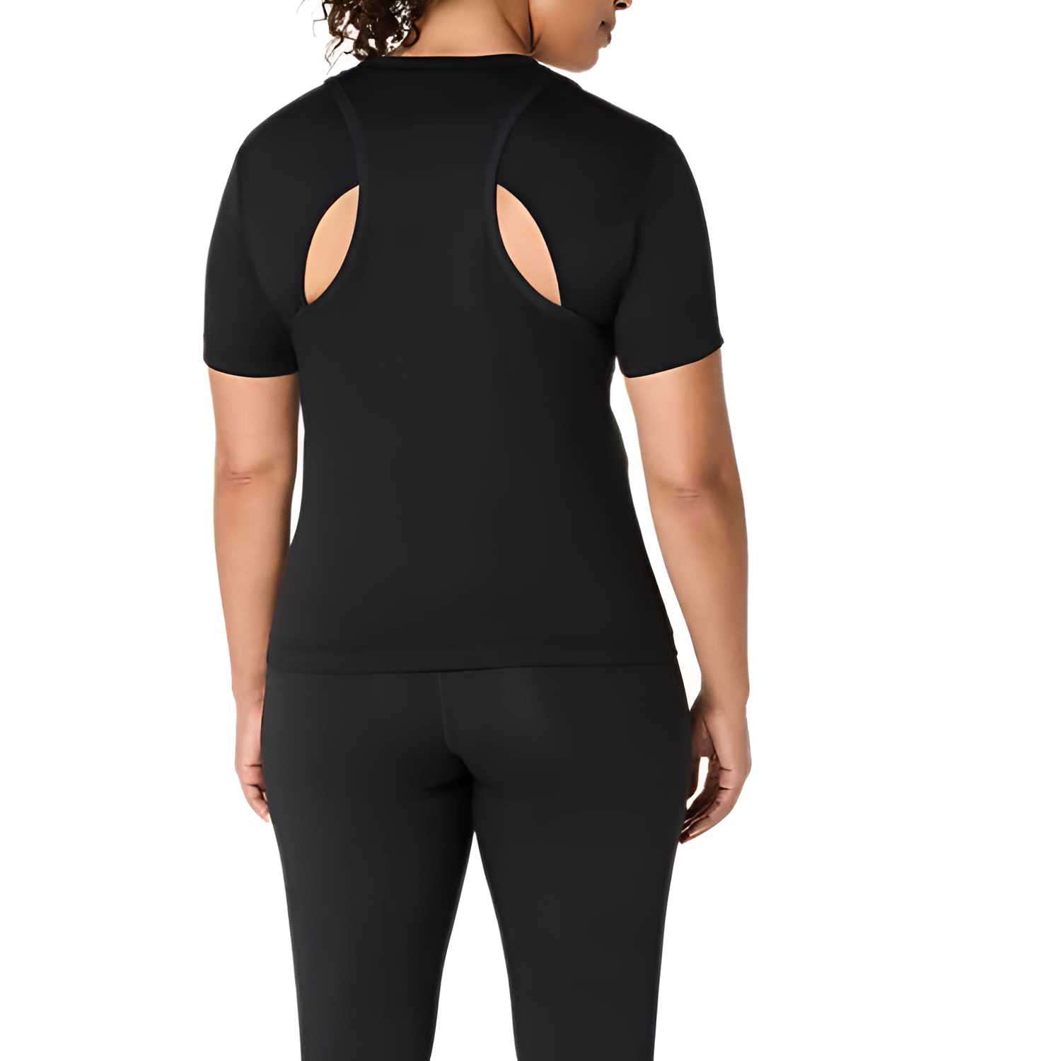 Женская футболка ASICS NAGINO FLEX SHORT SLEEVE TOP (черная) — фото 2