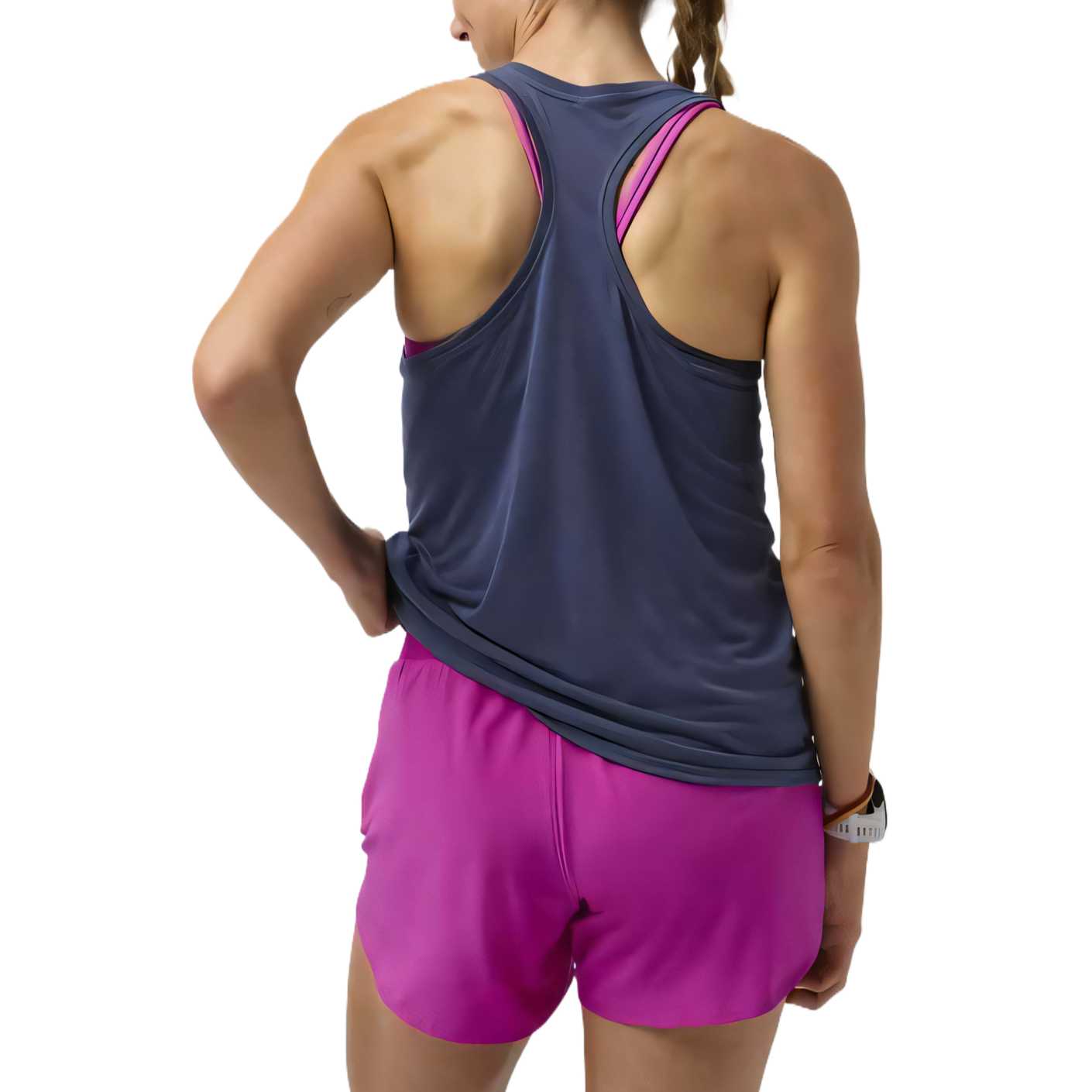Brooks Sleeveless Sports Shirts Women’s Heather Night Shadow