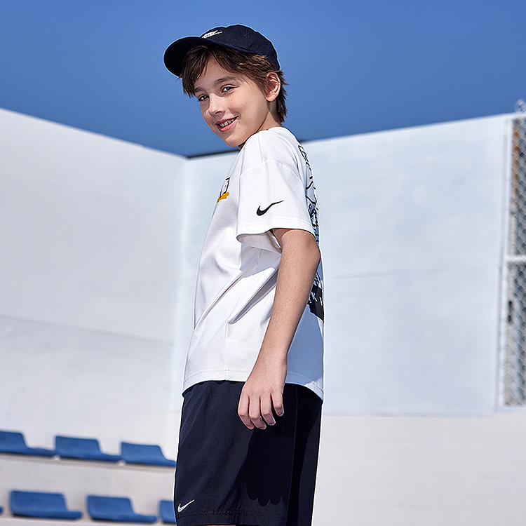 Мужская футболка Nike 3BrandT (черная) — фото 10