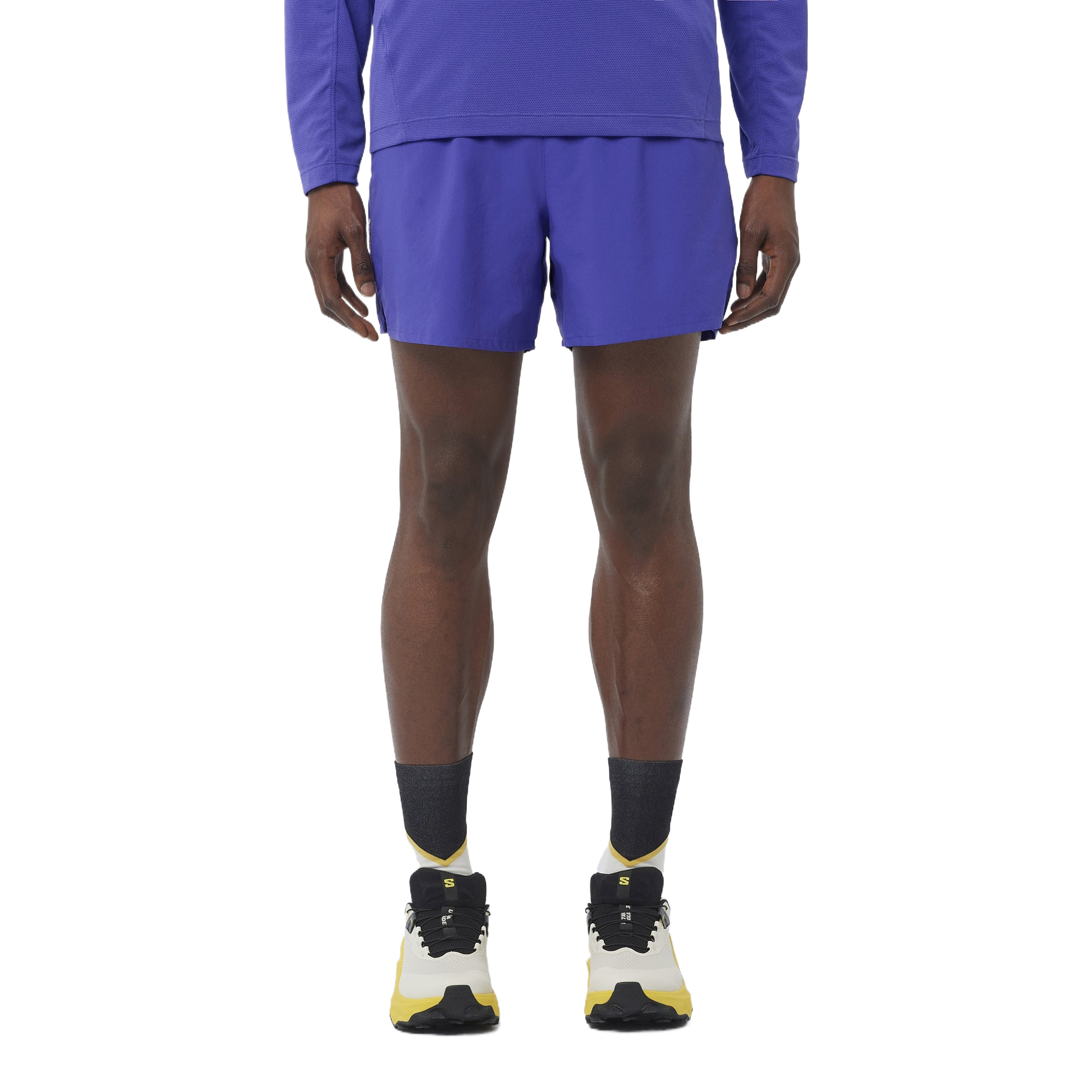 SALOMON Sports Shorts Men’s Purple Moderate