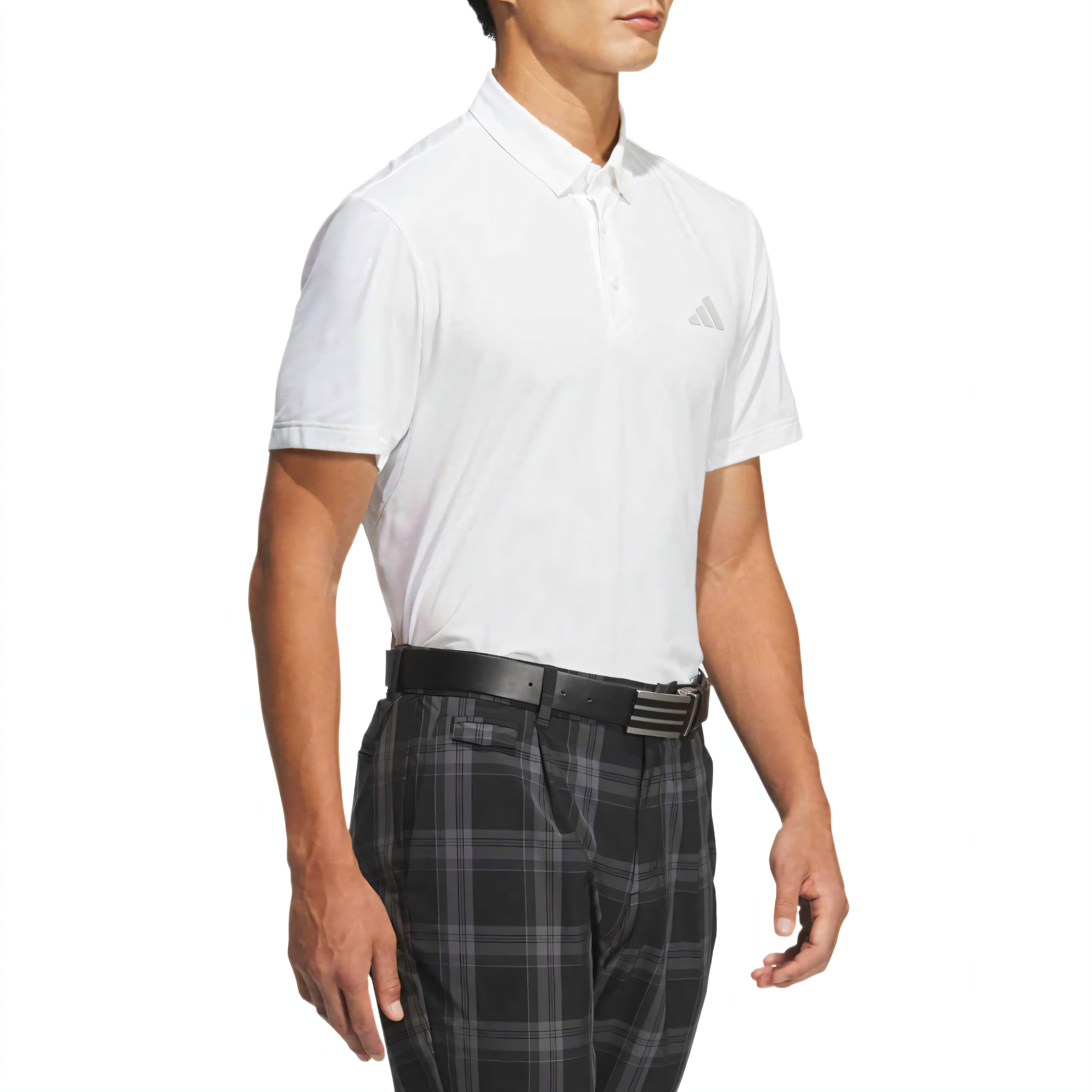 Adidas Golf Clothing Men’s White Lapel Moderate