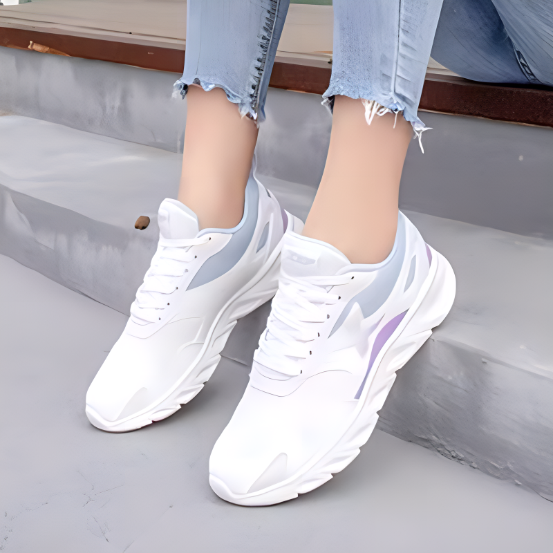 XTEP Breathable Low top Casual Running Shoes Women’s White