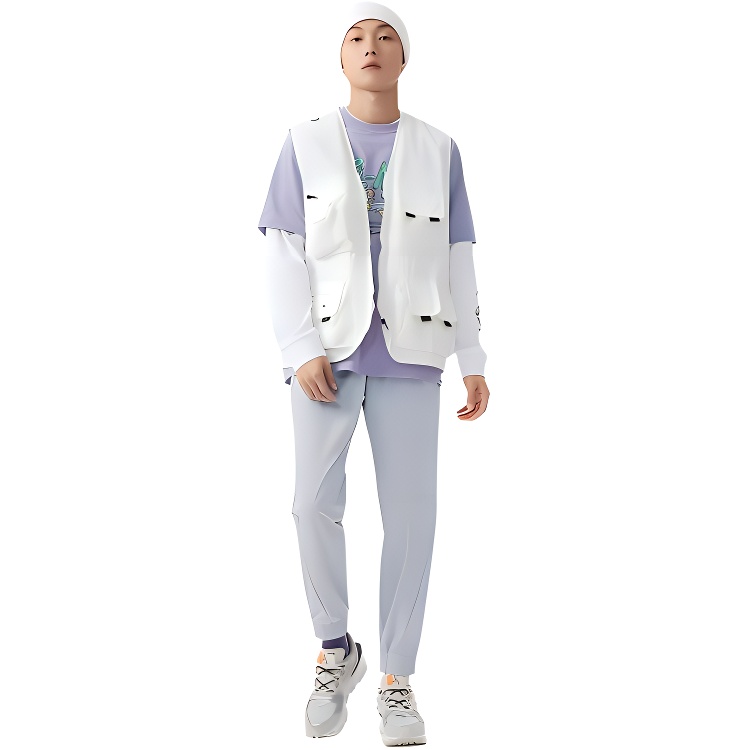 Li Ning BADFIVE Sports Pants Men’s Gray Blue