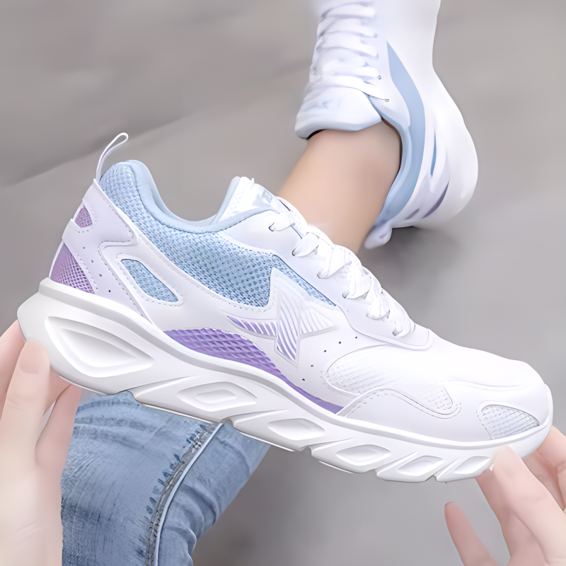 XTEP Breathable Low top Casual Running Shoes Women’s White