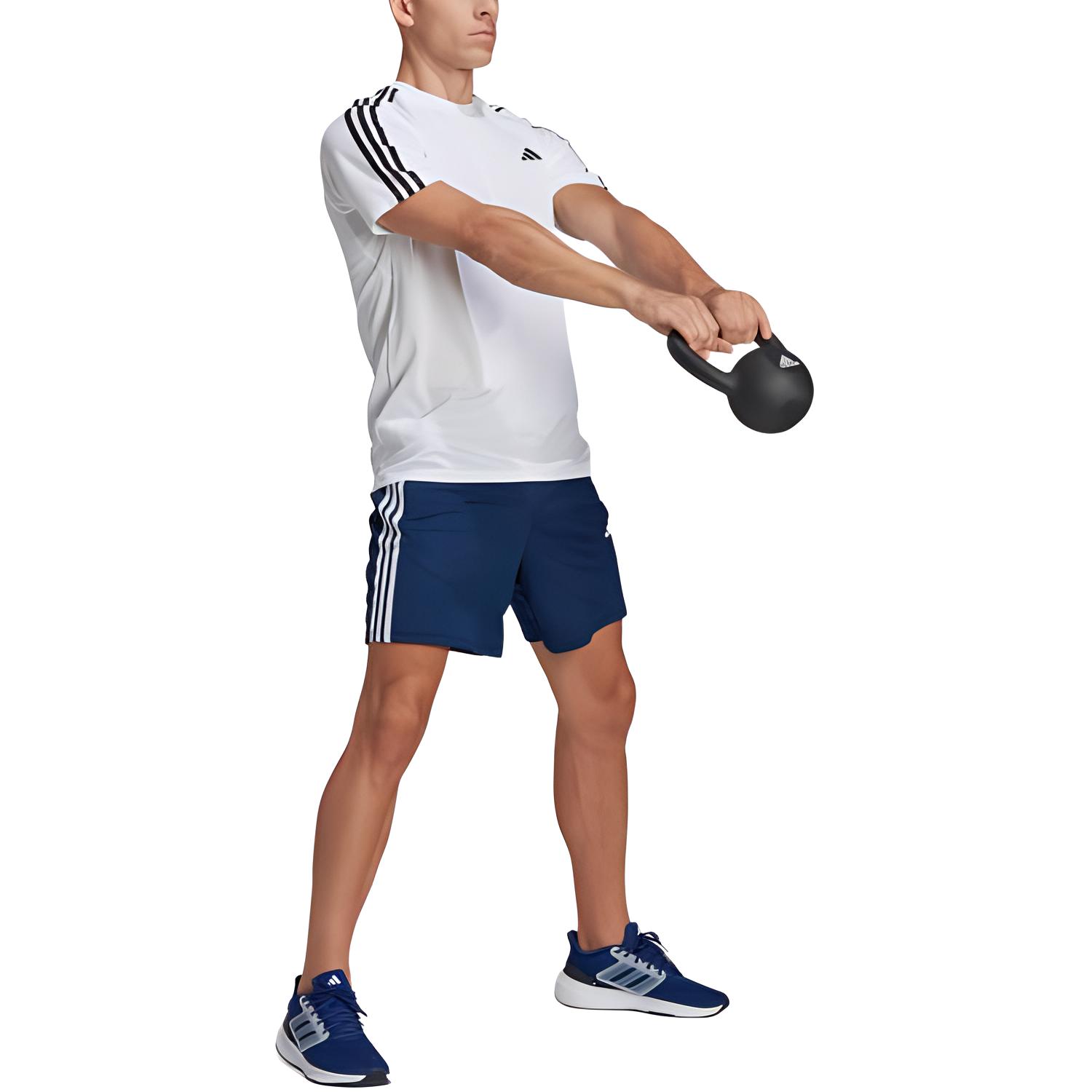 Adidas Free Shipping With AdiClub Train Essentials Piqué 3 Stripes Training Shorts
