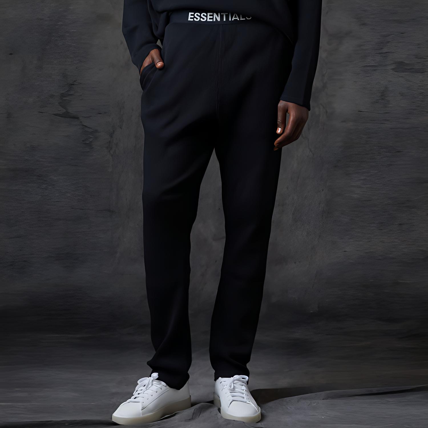 штаны Fear of God Essentials (черные) — фото 2