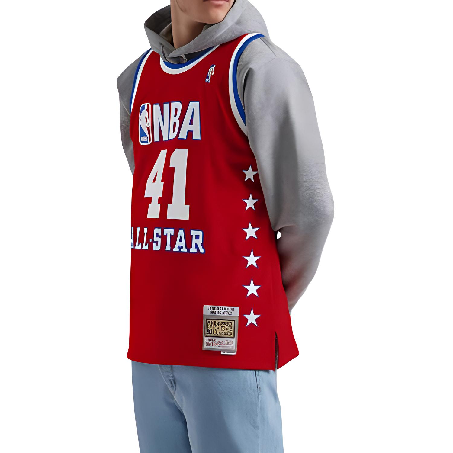 Mitchell Ness Basketball Jerseys Unisex Red Moderate Other
