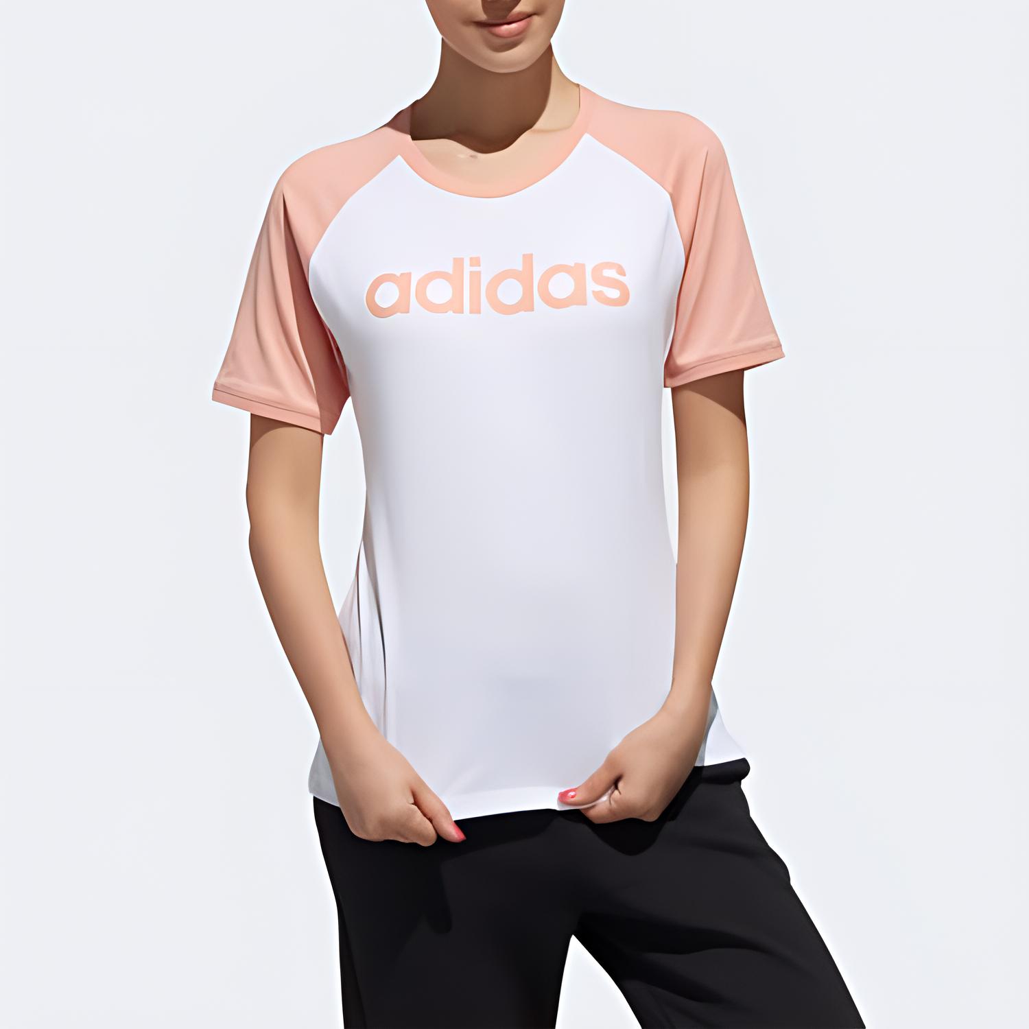 Женская футболка adidas (разноцветная) — фото 3