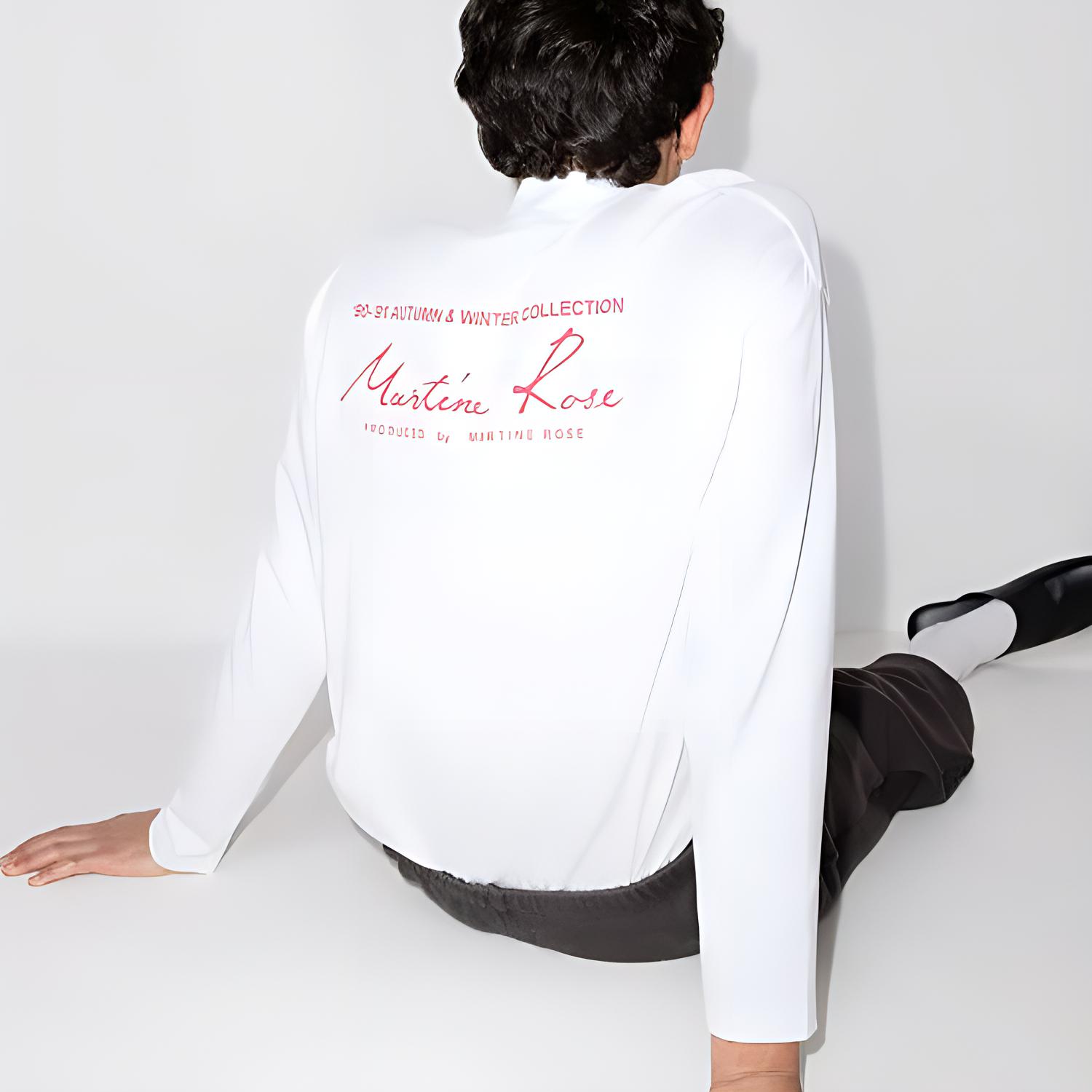 Футболка Martine Rose SS22 (белая) — фото 3