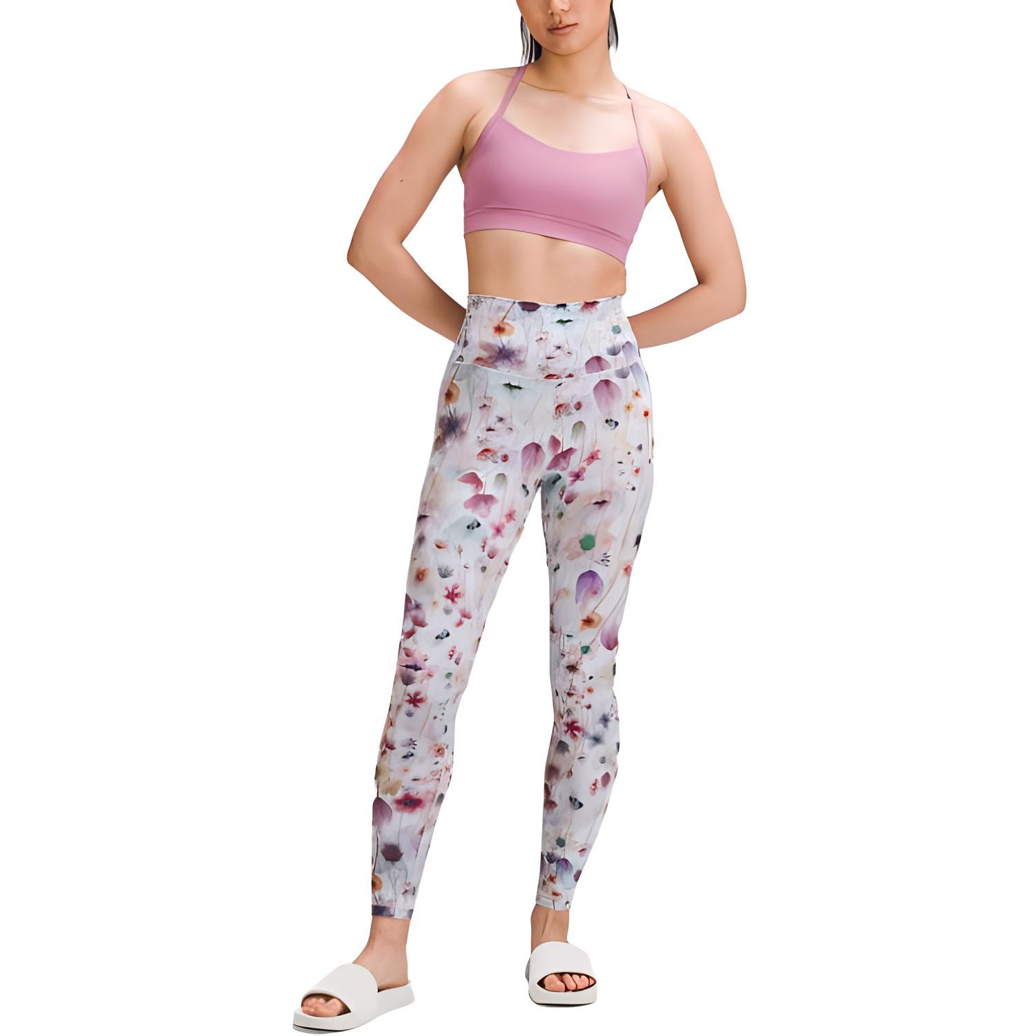 Lululemon Align Yoga Pants Women’s Washed Pattern Multicolor Moderate