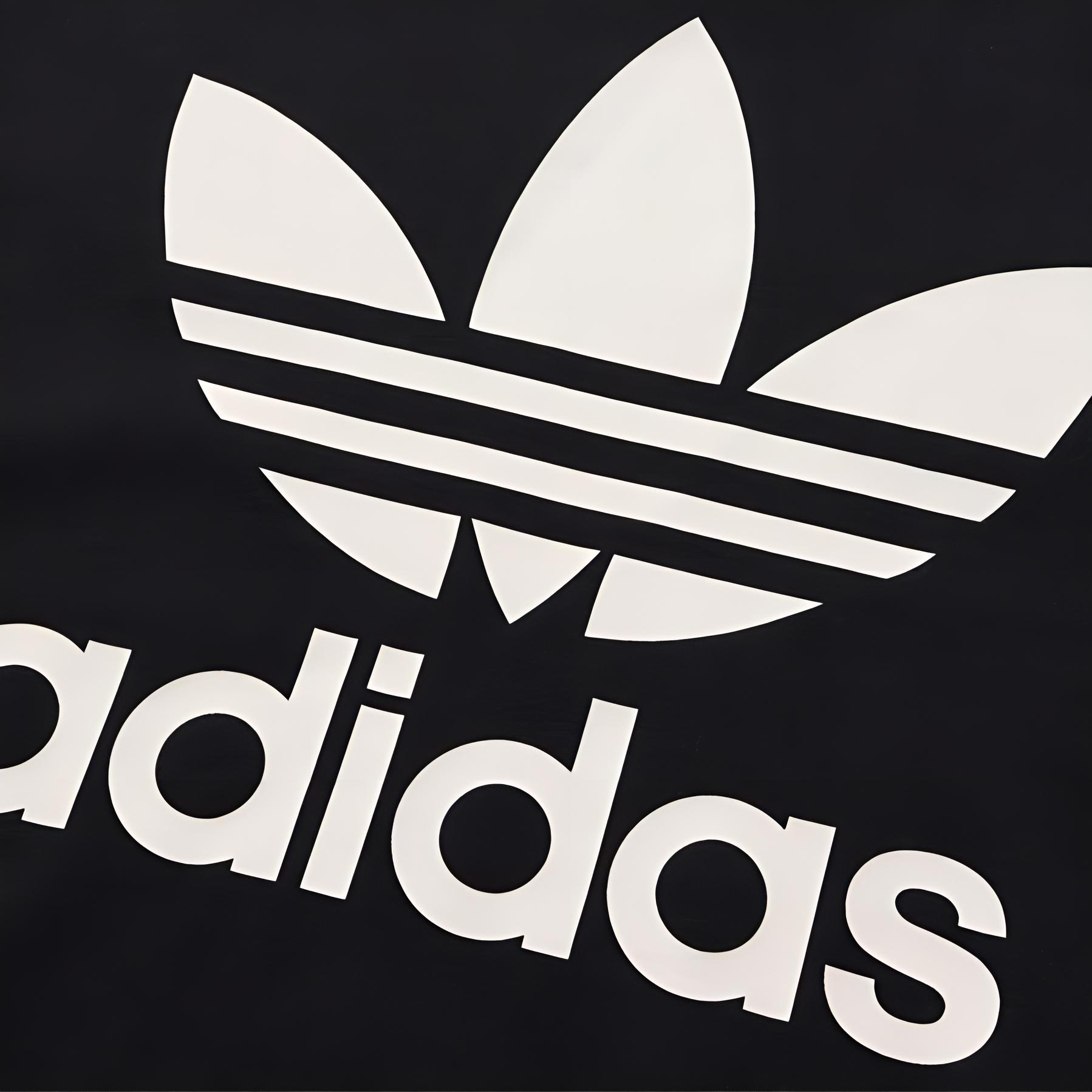 Женское платье adidas originals LOGO (черный) — фото 5