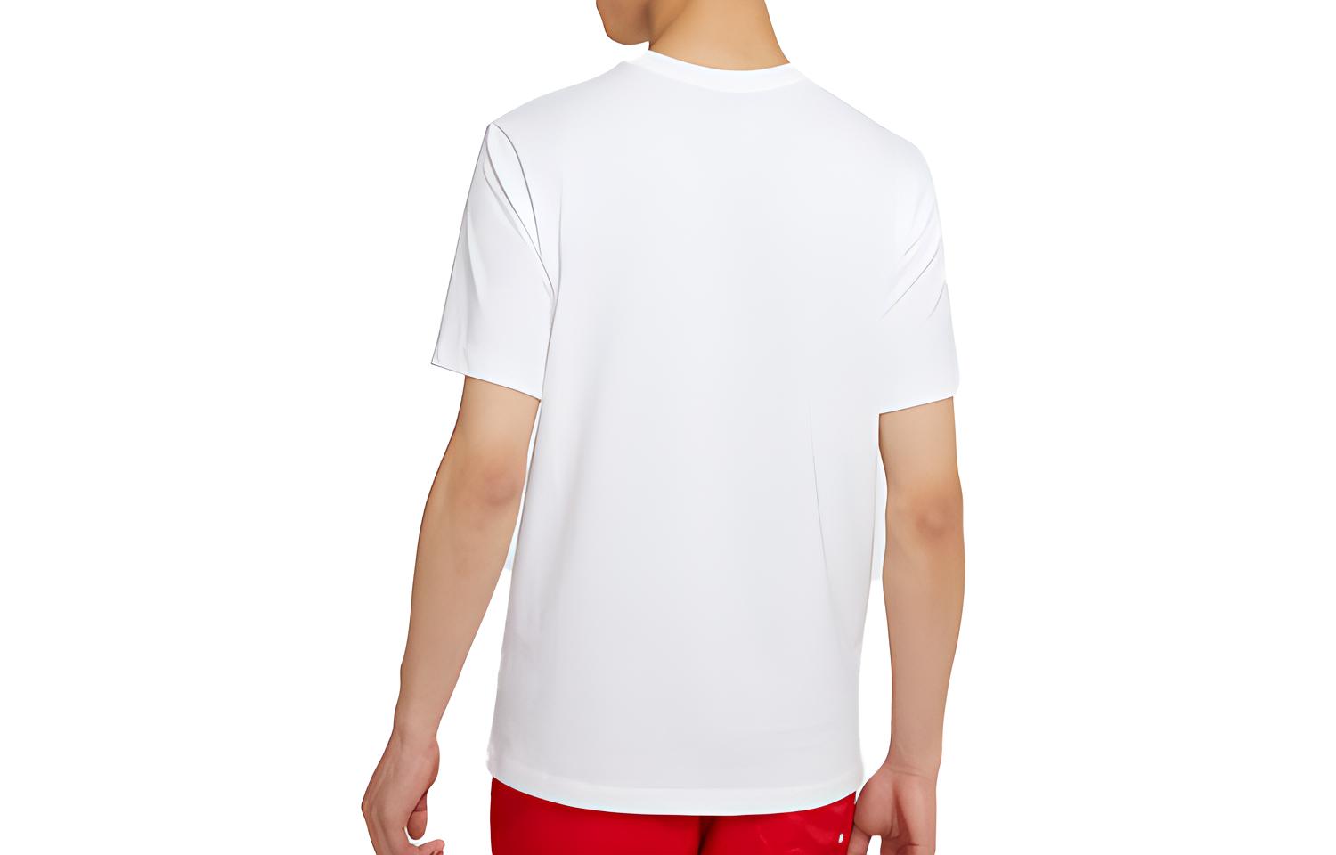 Мужская футболка Nike T (белая) — фото 2