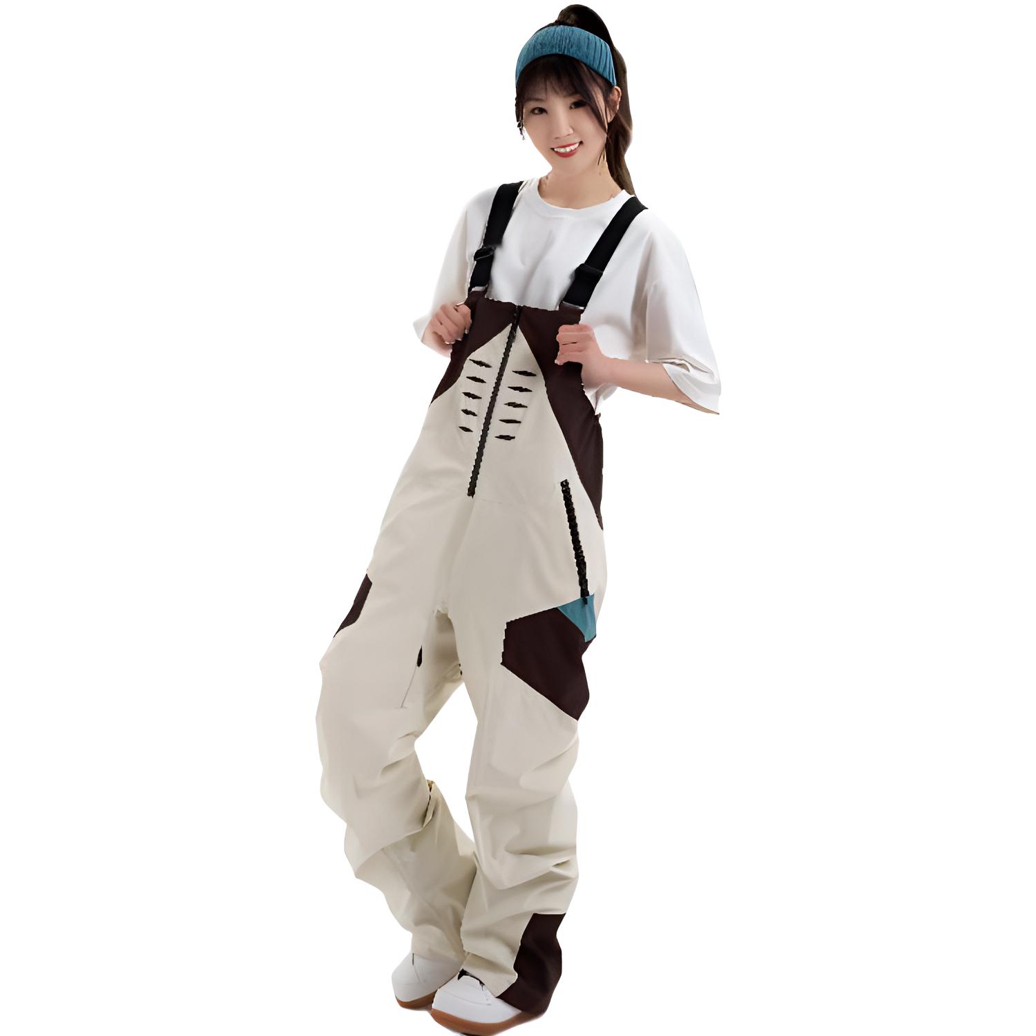 YAKKY PANG Ski Pants Unisex Coffee