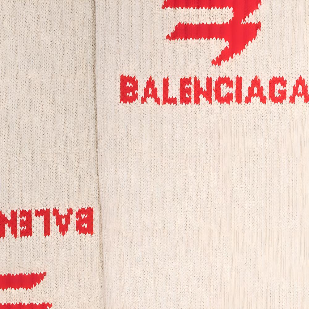 Balenciaga Sporty Socks ‘Sand/Red’