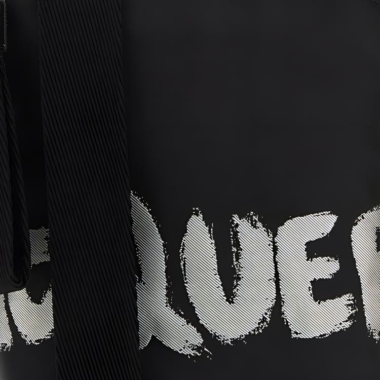 Мужская сумка Alexander McQueen (черная) — фото 3