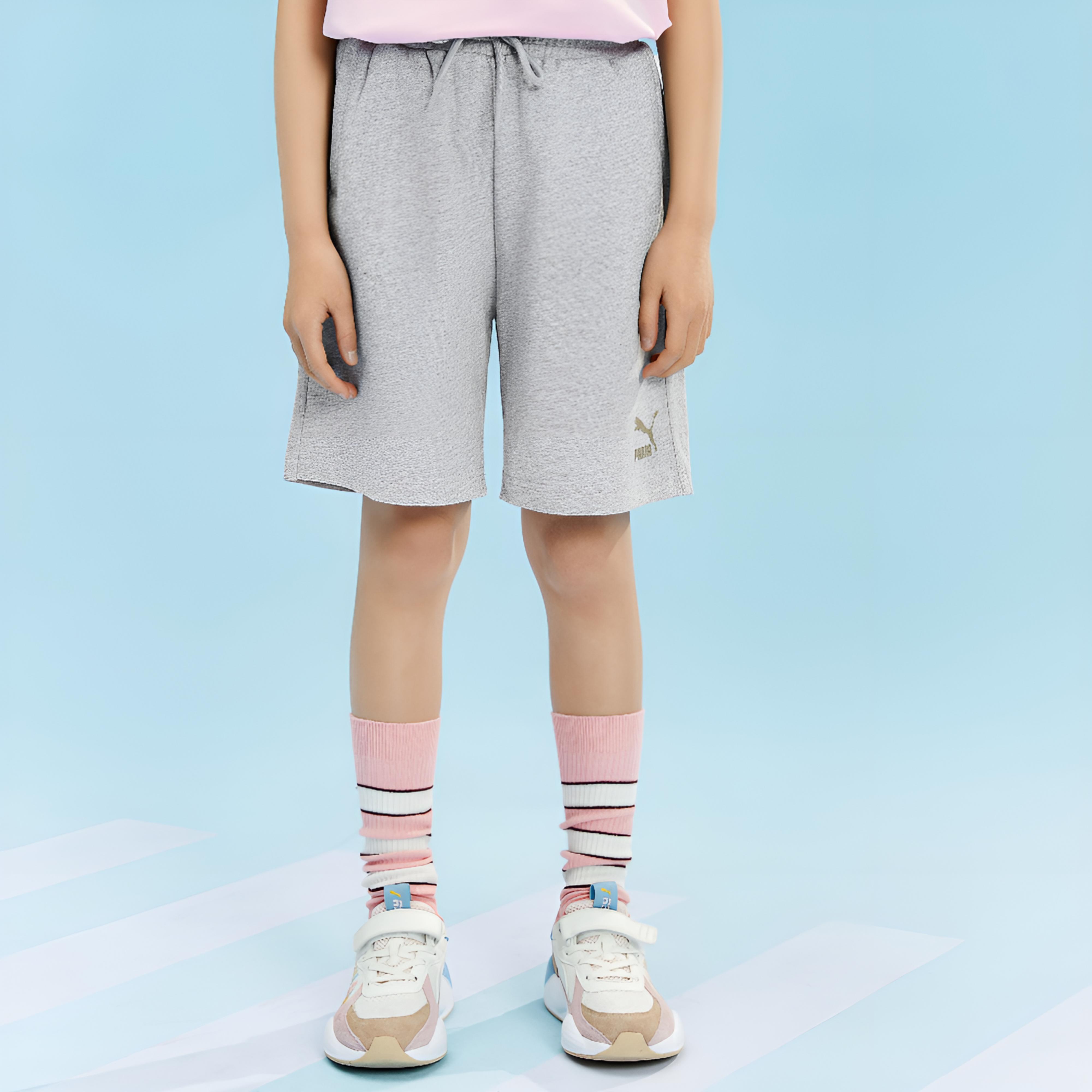 Детские шорты PUMA (серые) — фото 2