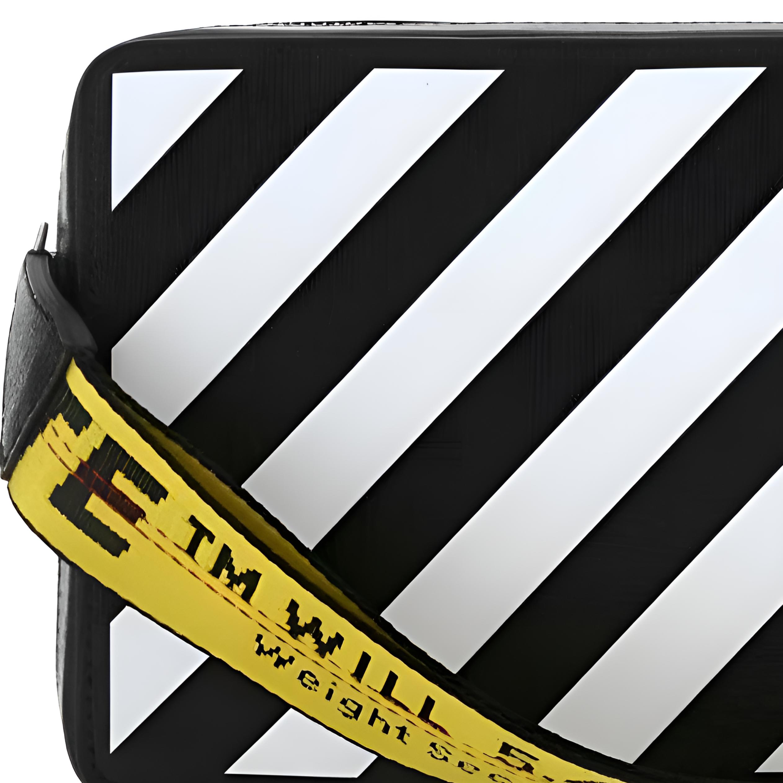 Мужская сумка OFF-WHITE (черно-белая) — фото 5