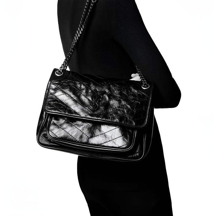 Женская сумка SAINT LAURENT Niki (белая) — фото 8