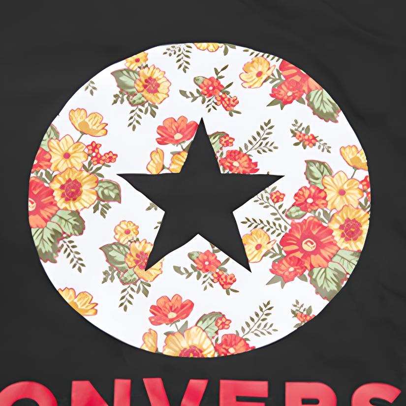 Женская футболка Converse (черный) — фото 3