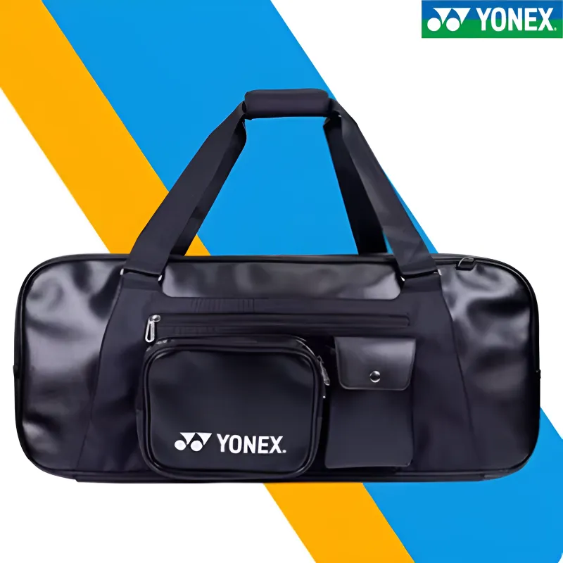 YONEX Сумки для бадминтонных ракеток 2 шт. Модный Спортивный Повседневный Плечевая сумка Черный Унисекс