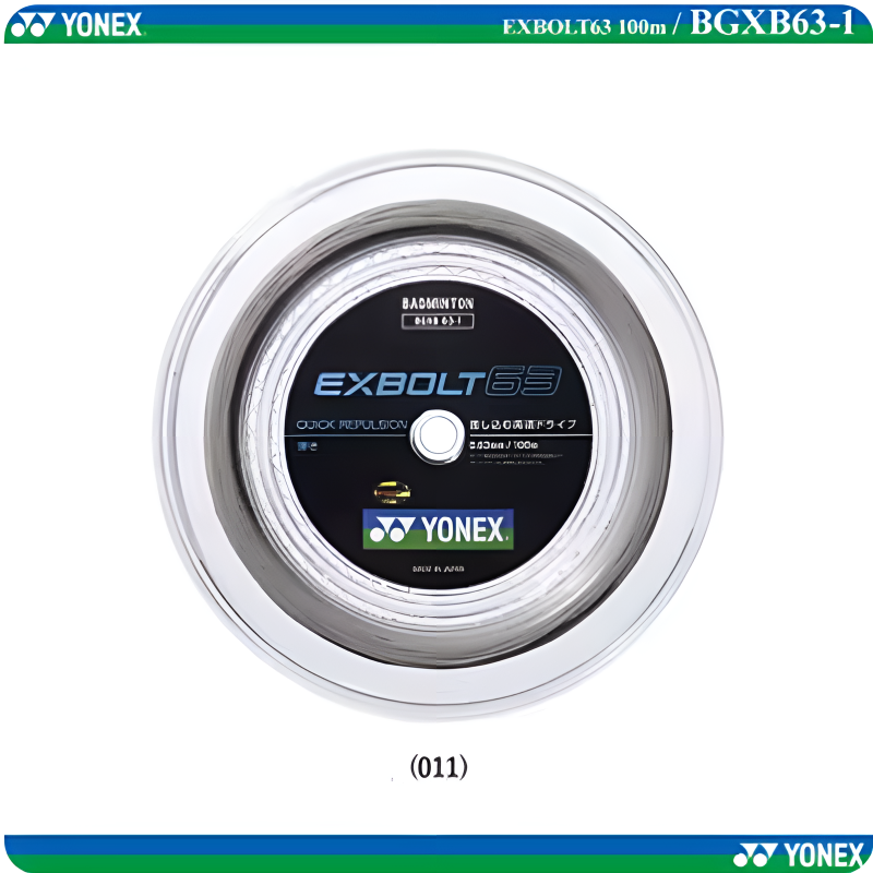 YONEX BGXB63 1 011 Badminton Racket Strings Nylon Outdoor Unisex 0.63 Mm Racket String