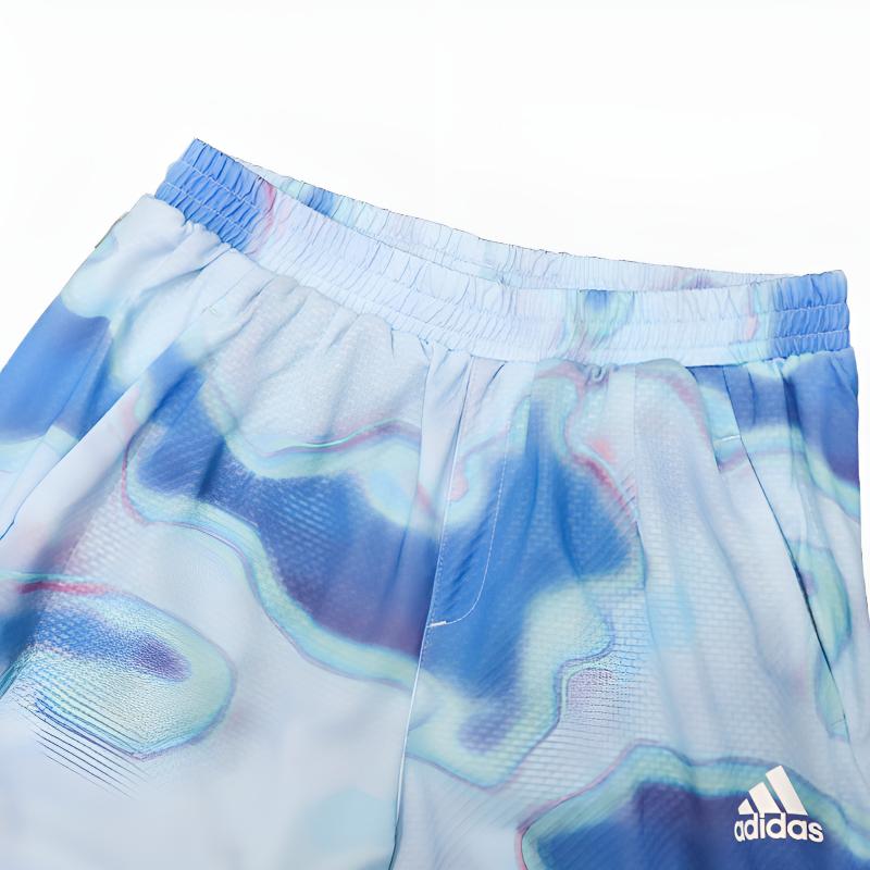 Мужские шорты adidas / (сине-белый) — фото 3