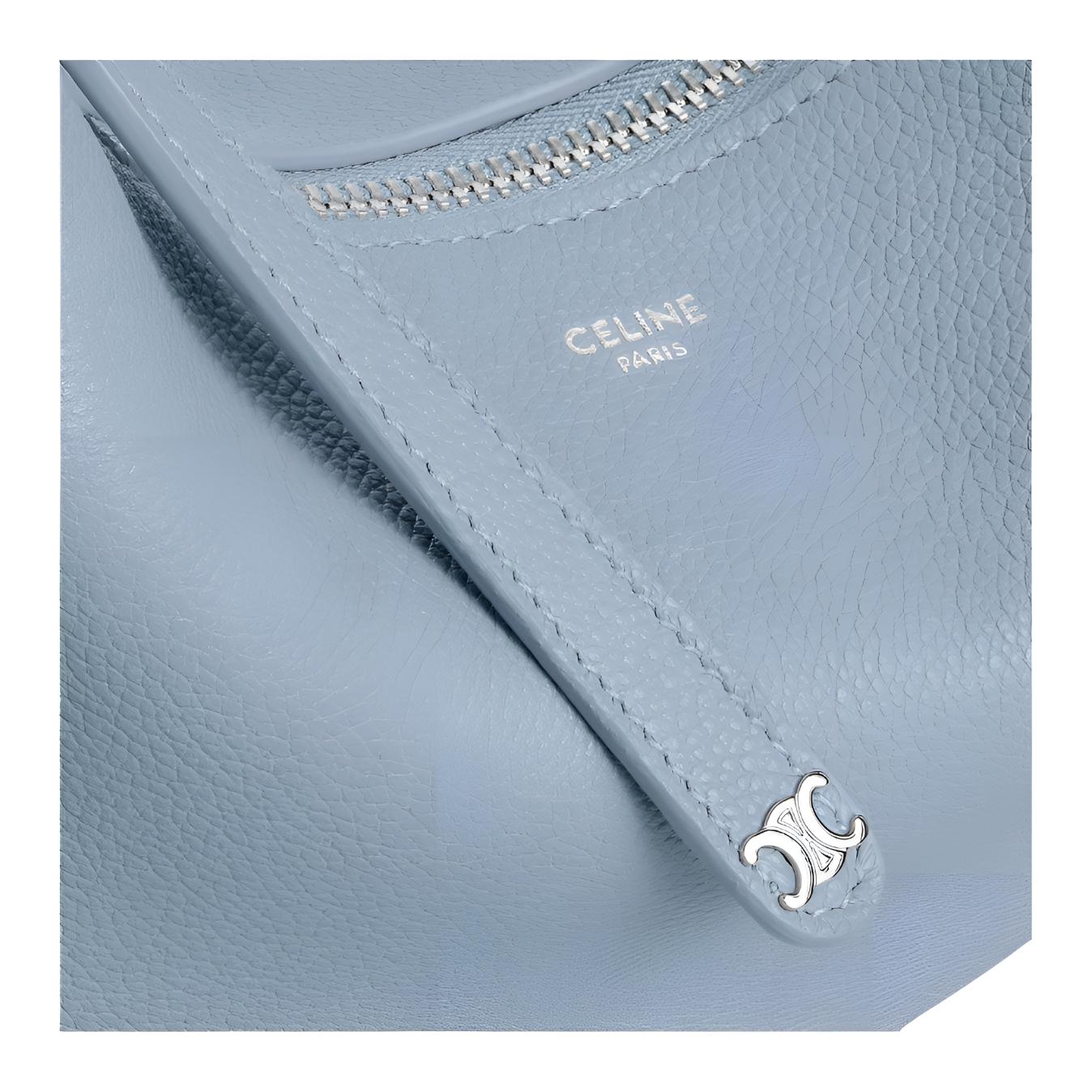 Женская сумка CELINE Teen Lulu (синяя) — фото 4