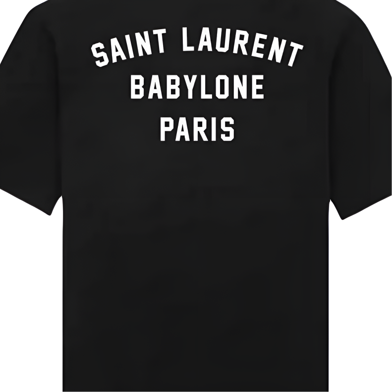 худи SAINT LAURENT FW25 BABYLONE T (белый) — фото 3