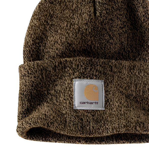 Унисекс шапка Carhartt Logo (коричневая) — фото 2